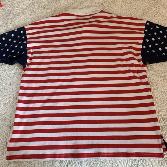 NWT Men’s Chubbies The Freedom Ring Rugby Shirt Size Large USA Olympics America - Picture 9 of 16